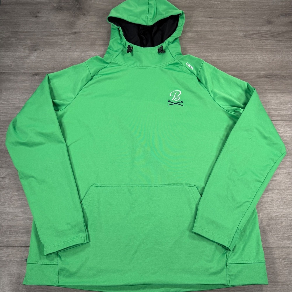 Mens UNRL Hoodie Jacket Sweatshirt Pullover Barstool Sports Performance Stretch